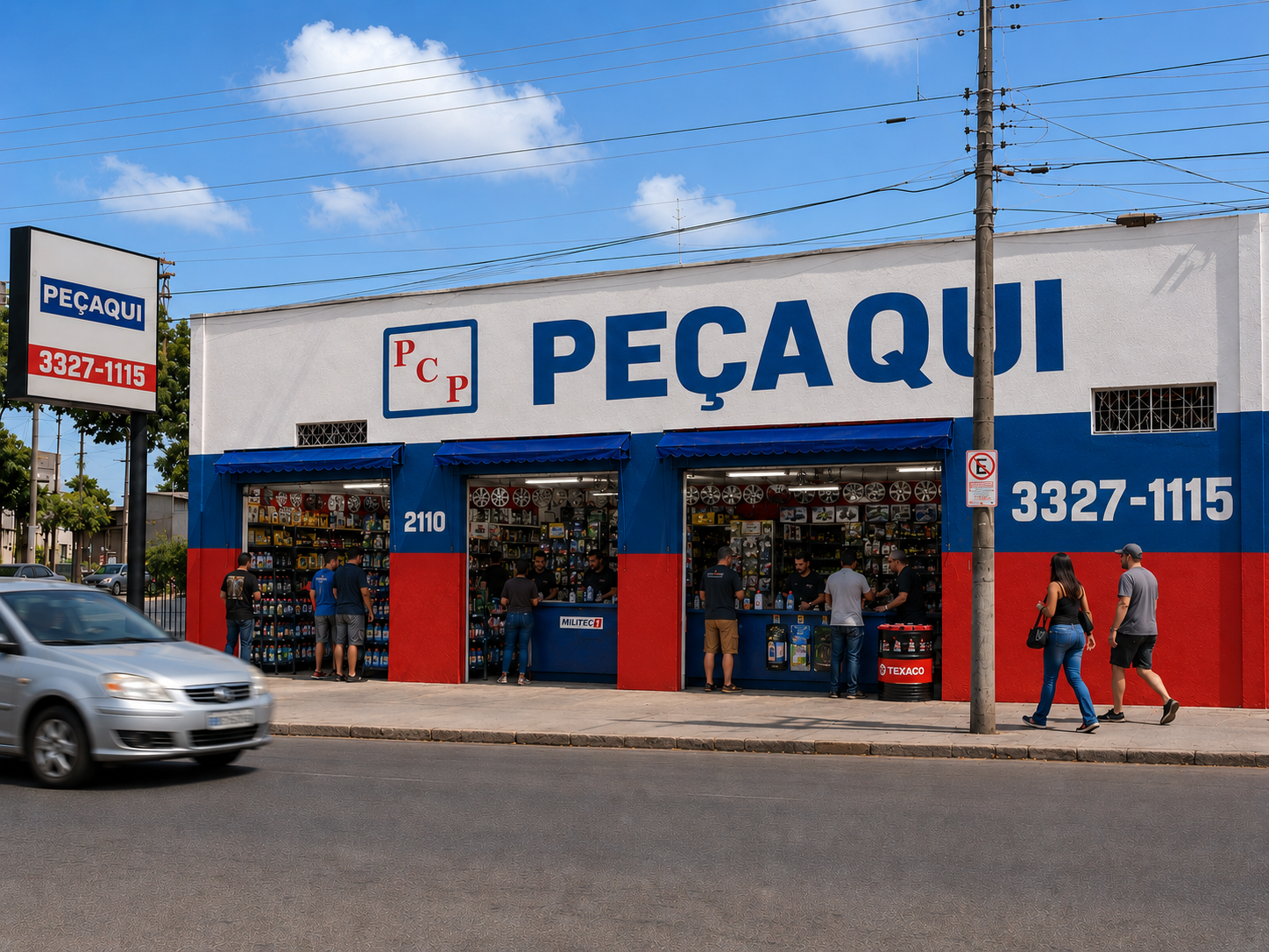 Fachada da Peçaqui Auto Peças